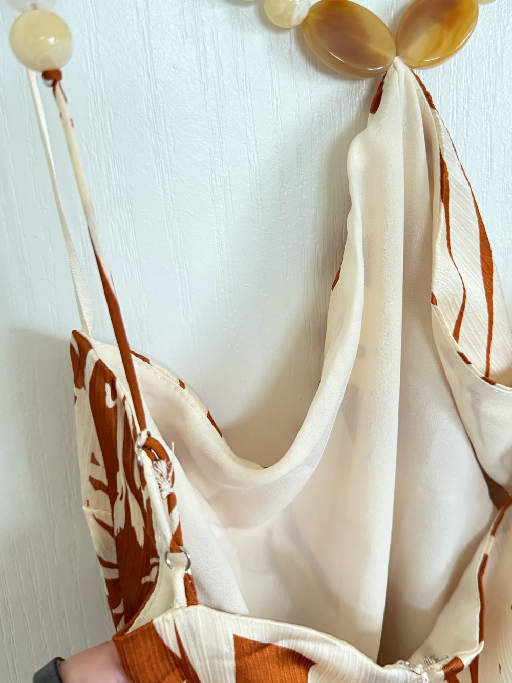 Tuckernuck Hyacinth House Bronze Leafy Floral Mallorca Maxi Dress - Picture 6 of 7